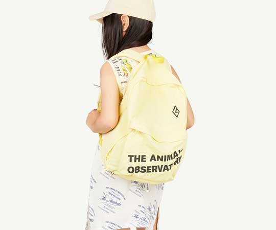 The Animals Observatory／BACK PACK ONESIZE BAG - Soft Yellow