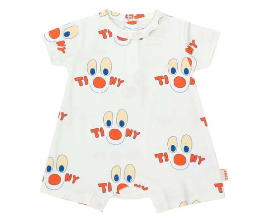 TINYCOTTONS(タイニーコットンズ)／CLOWNS ONE-PIECE-off white - 子供服の通販サイト　doudou jouons