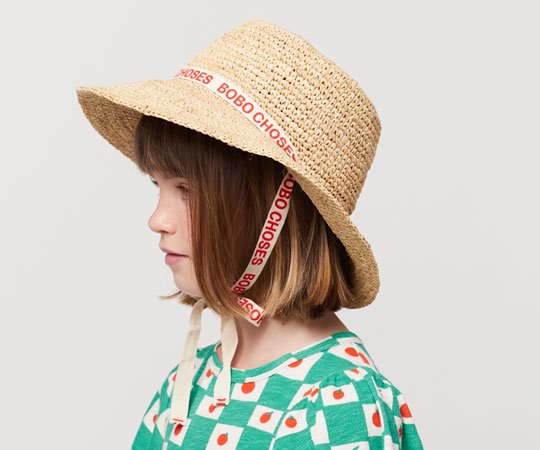 BOBO CHOSES（ボボ・ショーズ）／Bobo Choses raffia hat