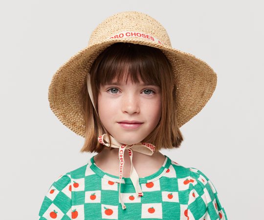 BOBO CHOSES（ボボ・ショーズ）／Bobo Choses raffia hat