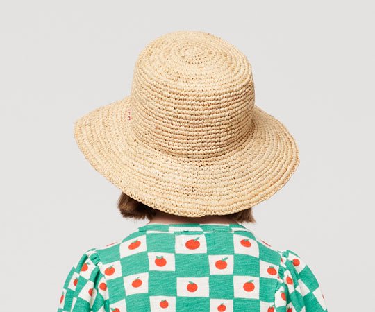 BOBO CHOSES（ボボ・ショーズ）／Bobo Choses raffia hat