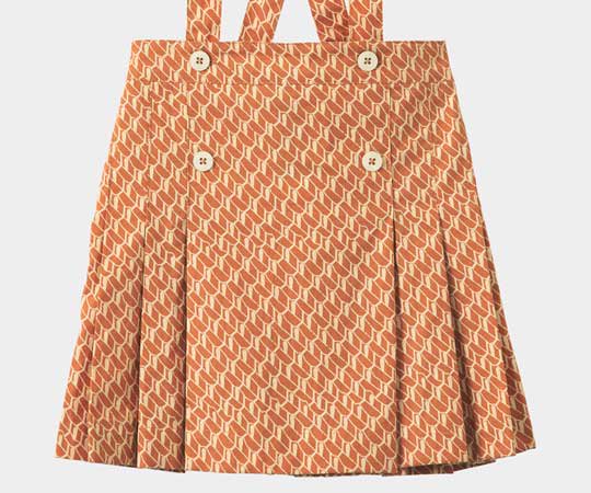 CARAMEL(キャラメル ）／HEDERA SKIRT APRICOT GEO PRINT