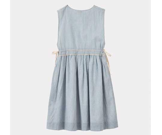 CARAMEL(キャラメル ）／COLIMA DRESS LIGHT BLUE STRIPE