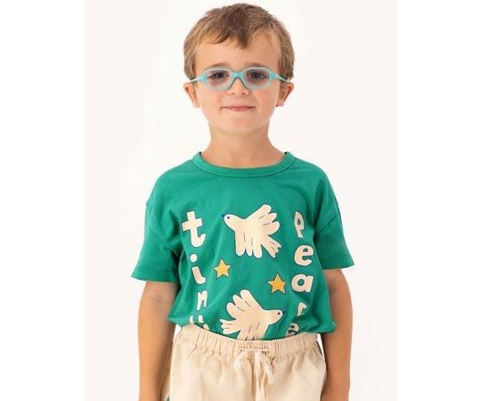 TINYCOTTONS(タイニーコットンズ)／PEACE TEE - emerald