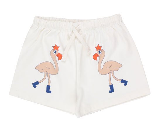 TINYCOTTONS(タイニーコットンズ)／FLAMINGOS SHORT - off white