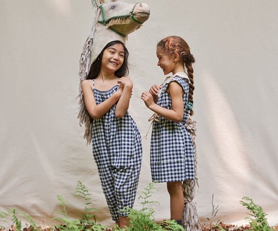 Soor Ploom（ソーアプルーム）／Ines Romper-Gingham