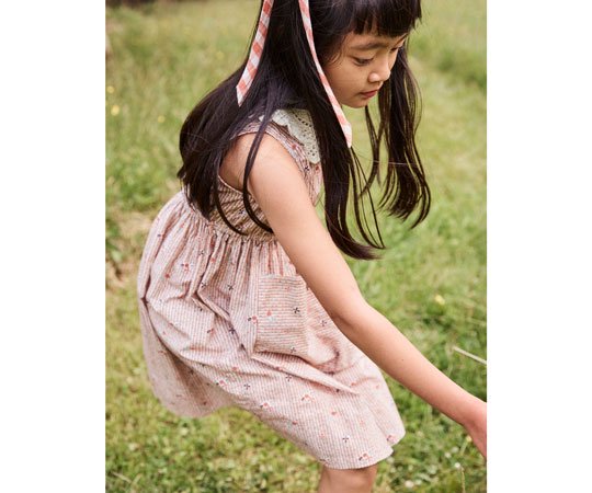 Soor Ploom（ソーアプルーム）／Orla Dress - Flower Ribbon Print