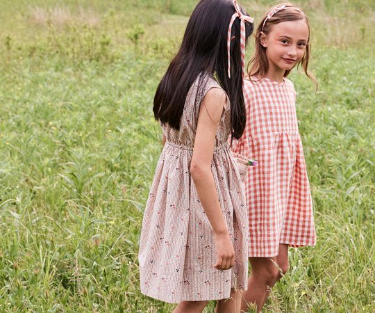 Soor Ploom（ソーアプルーム）／Orla Dress - Flower Ribbon Print