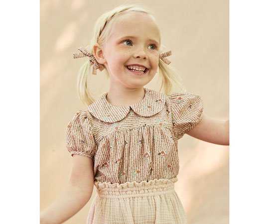 Soor Ploom（ソーアプルーム）／Nellie Blouse - Flower Ribbon Print