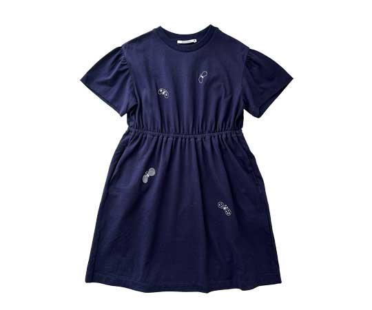 mina perhonen（ミナ ペルホネン）／skyful dress - navy