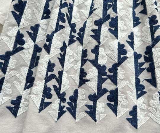 mina perhonen（ミナ ペルホネン）／twin flower tops - light gray