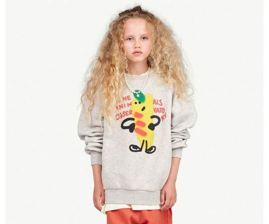 40%off】The Animals Observatory／Bear Sweatshirt - Grey