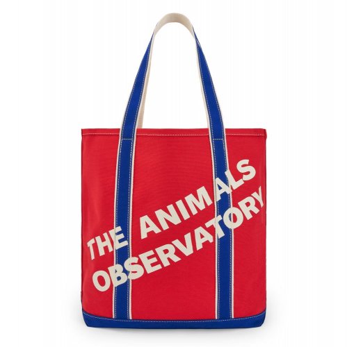 <img class='new_mark_img1' src='https://img.shop-pro.jp/img/new/icons7.gif' style='border:none;display:inline;margin:0px;padding:0px;width:auto;' />The Animals ObservatoryTOTE BAG ONESIZE BAG - Red
