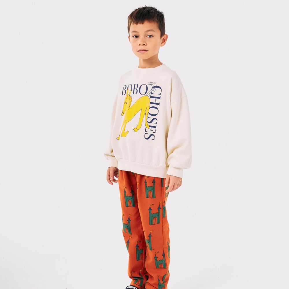 BOBO CHOSES（ボボ・ショーズ）／Wonder Horse sweatshirt - WHITE -  世界中のベビー&子供服をセレクトしたオンラインショップ doudou jouons