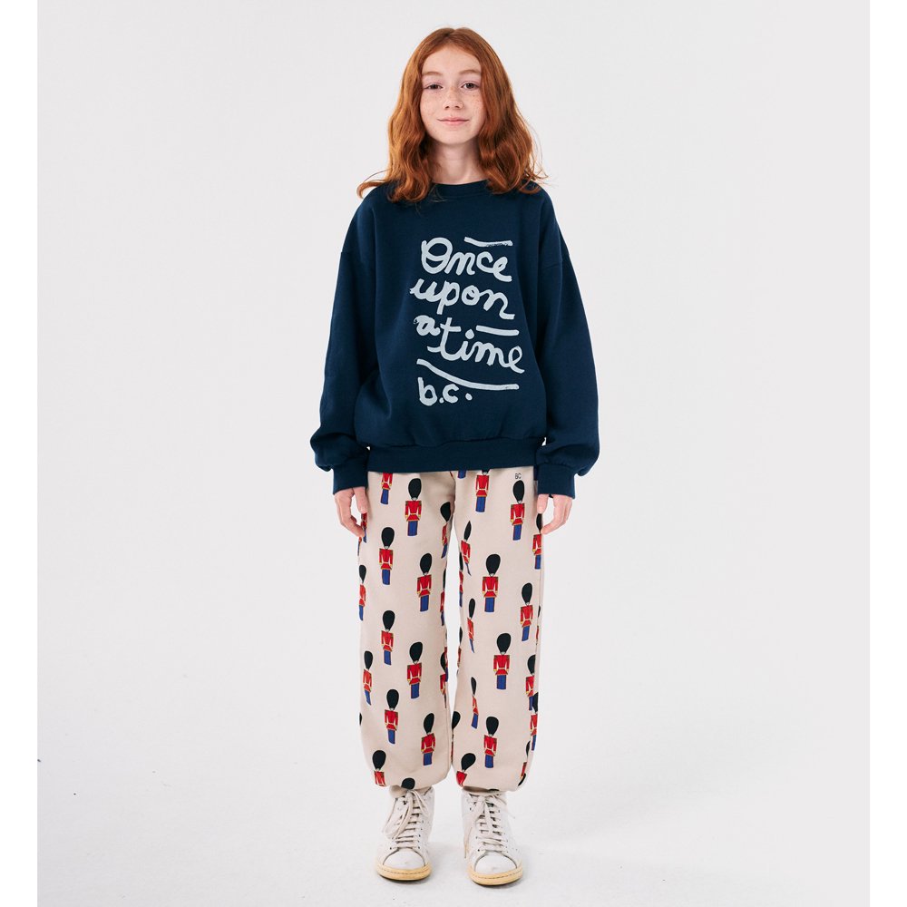 BOBO CHOSES（ボボ・ショーズ）／Once Upon a Time sweatshirt - NAVY BLUE -  世界中のベビー&子供服をセレクトしたオンラインショップ doudou jouons