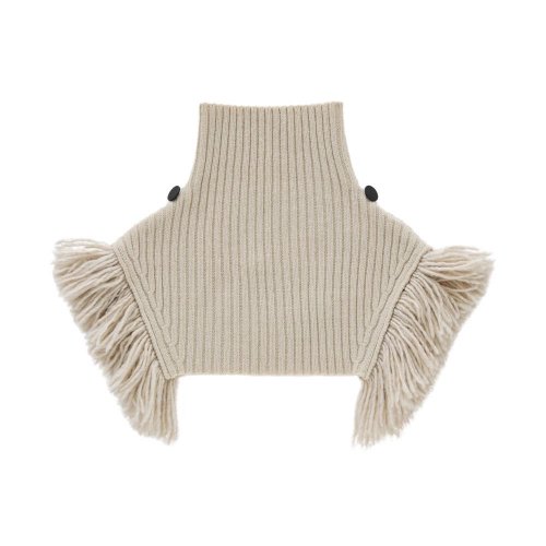 eLfinFolkʥեե륯ˡRib knit Knights cape - ivory