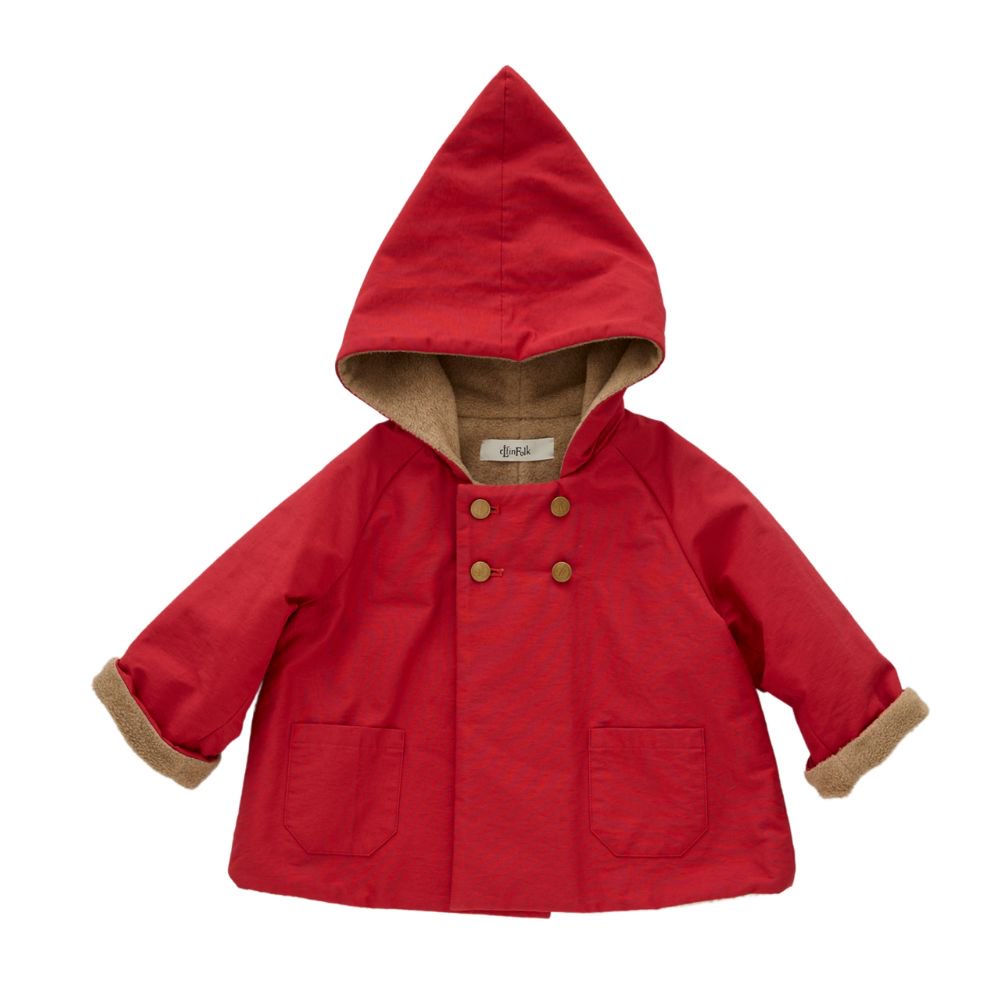 eLfinFolk（エルフィンフォルク）／eLf Coat - red - 世界中のベビー&子供服をセレクトしたオンラインショップ doudou  jouons