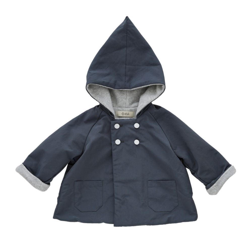 eLfinFolk（エルフィンフォルク）／eLf Coat - blue gray - 世界中のベビー&子供服をセレクトしたオンラインショップ  doudou jouons