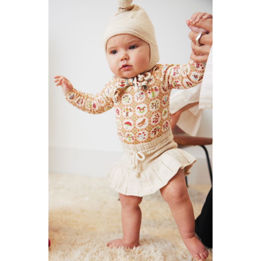 Misha&Puff(ミーシャアンドパフ）／Scout Onesie - String Trellis -  世界中のベビー&子供服をセレクトしたオンラインショップ doudou jouons