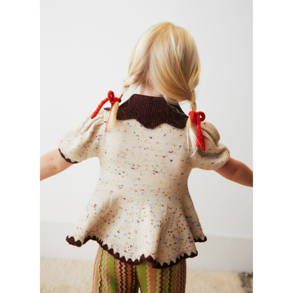 Misha&Puff(ミーシャアンドパフ）／Crochet Trim Puff Top - Iris Confetti -  世界中のベビー&子供服をセレクトしたオンラインショップ doudou jouons