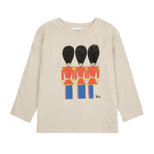 BOBO CHOSESʥܥܡ硼ˡLittle Tin Soldiers T-shirt - LIGHT BROWN