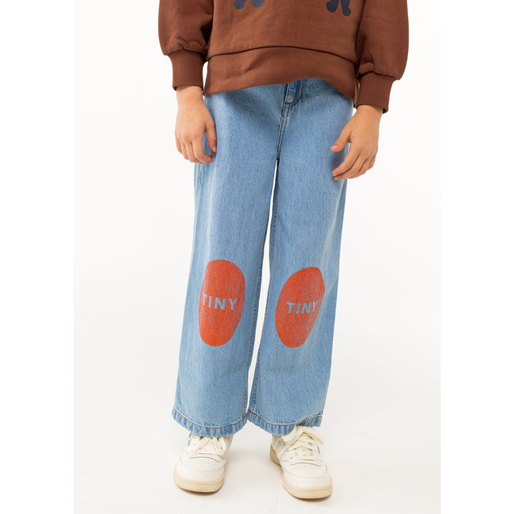 TINYCOTTONS(タイニーコットンズ)／PRINTED JEANS - medium wash denim -  世界中のベビー&子供服をセレクトしたオンラインショップ doudou jouons