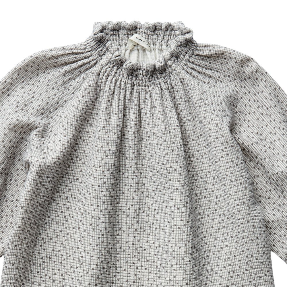 Soor Ploom（ソーアプルーム）／IMELDA BLOUSE - NEEDLEPOINT PRINT, DUSK -  世界中のベビー&子供服をセレクトしたオンラインショップ doudou jouons