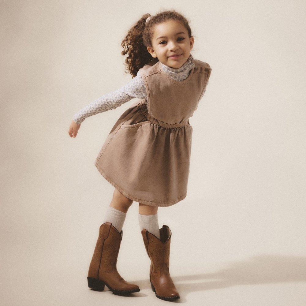 Soor Ploom（ソーアプルーム）／TIPPI PINAFORE - PEDRA - 世界中のベビー&子供服をセレクトしたオンラインショップ  doudou jouons