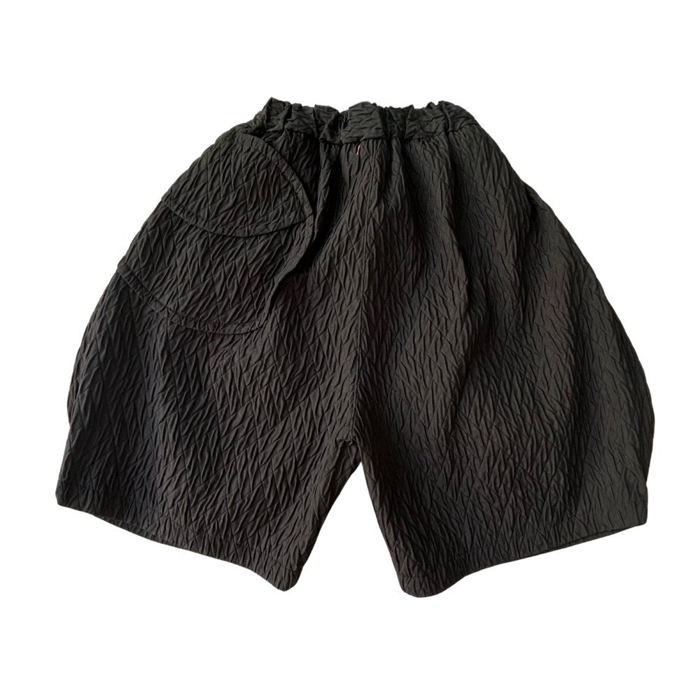 frankygrow(フランキーグロウ)／MATELASSE JQ CIRCLE POCKET SHORT PANTS - BLACK -  世界中のベビー&子供服をセレクトしたオンラインショップ doudou jouons