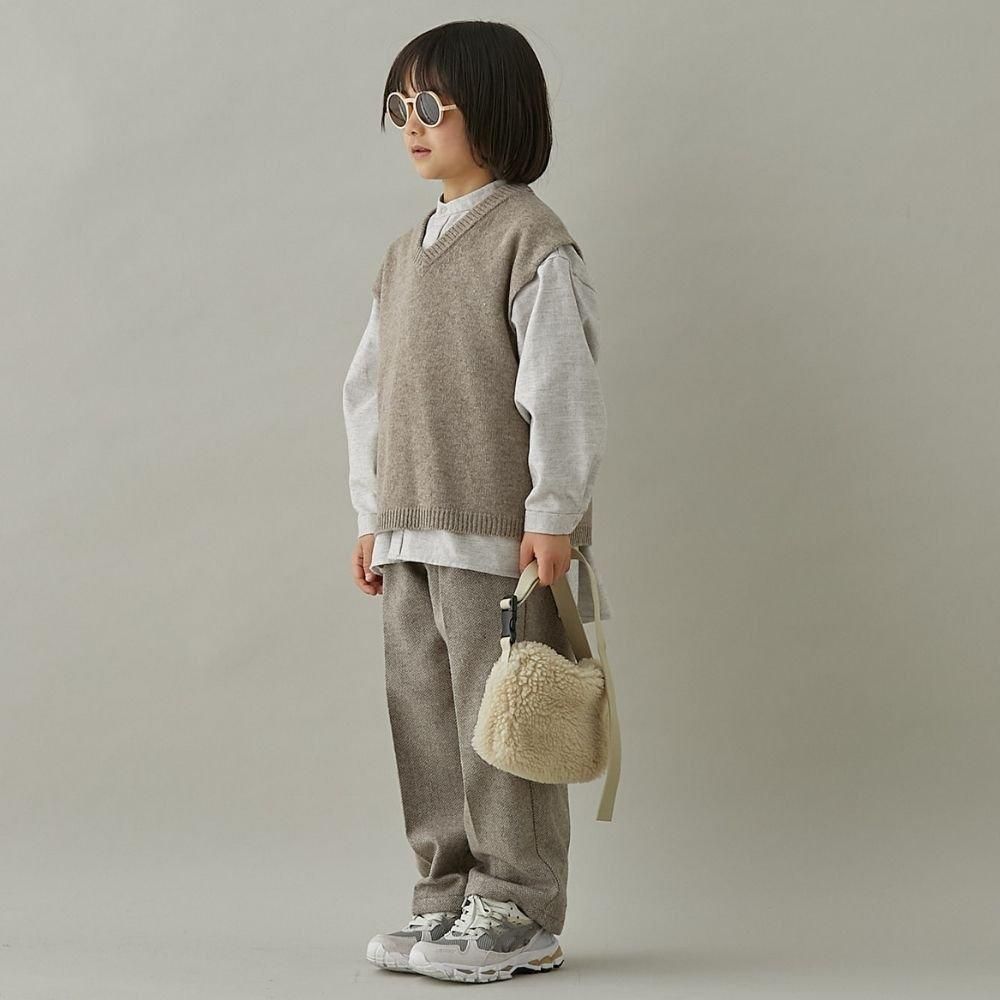 MOUN TEN.(マウン テン）／C/YAK flannel shirt - oatmeal