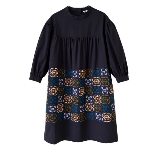 mina perhonenʥߥ ڥۥͥˡblumen dress - navy