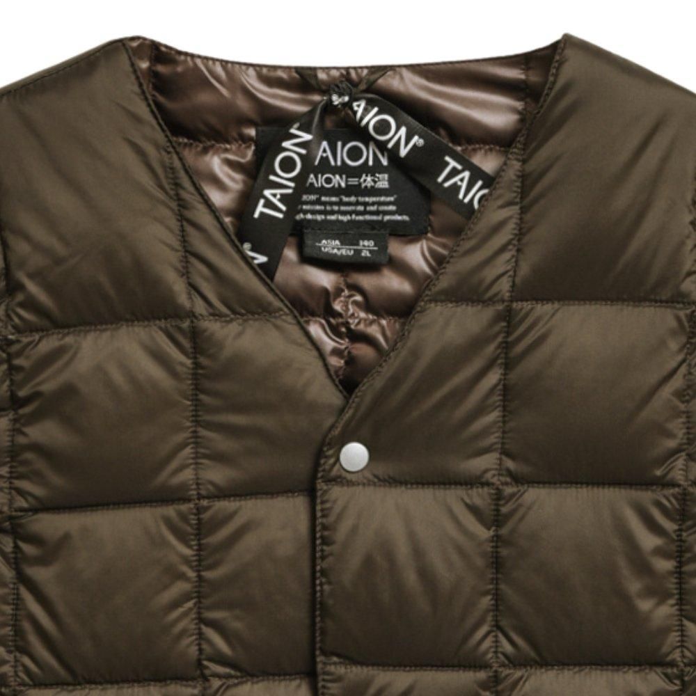 美品✨vaqutaux VOYAGE ダウンベスト　ブラック　yourin TAITRAS ブラック ダウンベストサイズ02