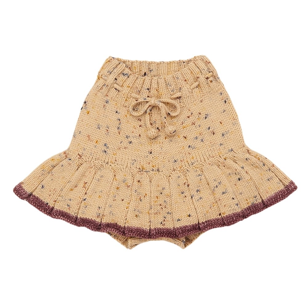 Misha&Puff(ミーシャアンドパフ）／Skating Pond Skirt - Camel Confetti -  世界中のベビー&子供服をセレクトしたオンラインショップ doudou jouons