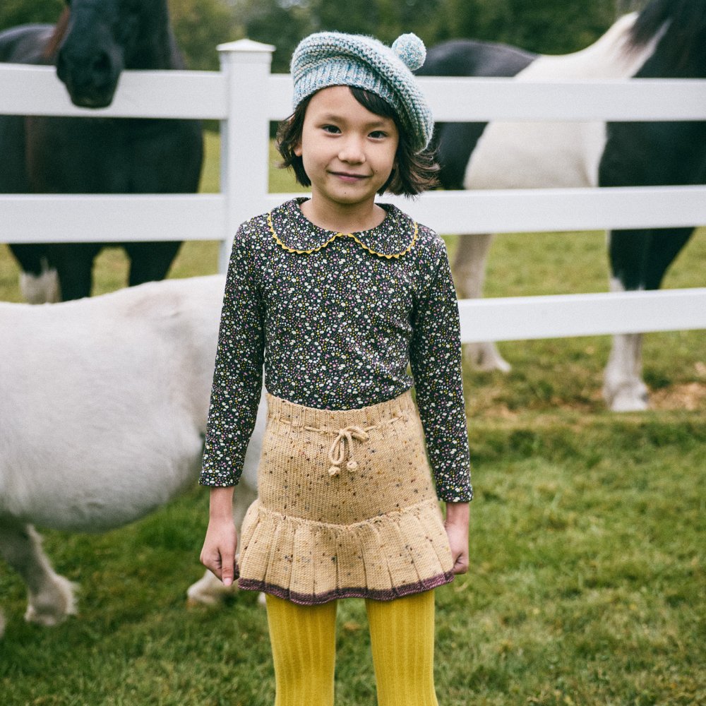 Misha&Puff(ミーシャアンドパフ）／Skating Pond Skirt - Camel Confetti -  世界中のベビー&子供服をセレクトしたオンラインショップ doudou jouons