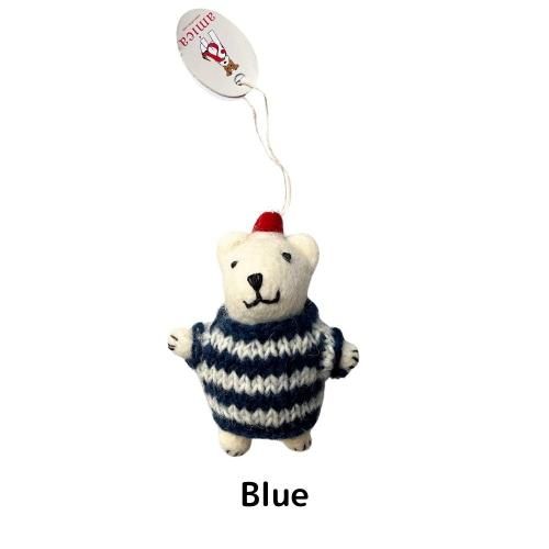 <img class='new_mark_img1' src='https://img.shop-pro.jp/img/new/icons7.gif' style='border:none;display:inline;margin:0px;padding:0px;width:auto;' />4İʾ-̵Amica(ߥˡXmasʥ - Polar Bear in Jumper - Blue