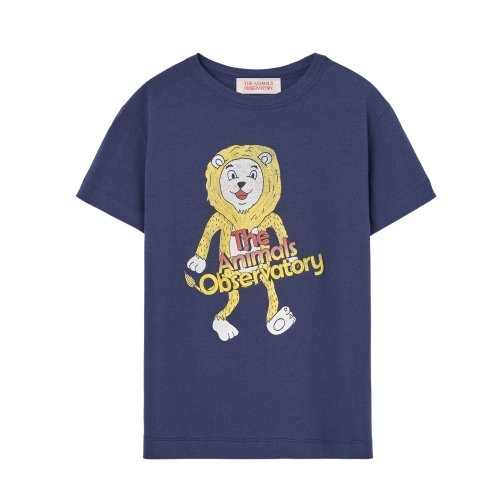 <img class='new_mark_img1' src='https://img.shop-pro.jp/img/new/icons7.gif' style='border:none;display:inline;margin:0px;padding:0px;width:auto;' />The Animals ObservatoryROOSTER KID T-SHIRT - Deep Blue