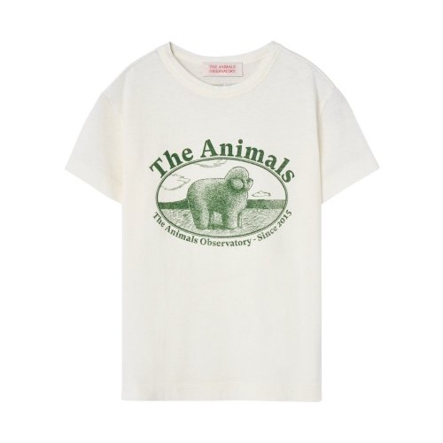 <img class='new_mark_img1' src='https://img.shop-pro.jp/img/new/icons7.gif' style='border:none;display:inline;margin:0px;padding:0px;width:auto;' />The Animals ObservatoryROOSTER KID T-SHIRT - White Logo