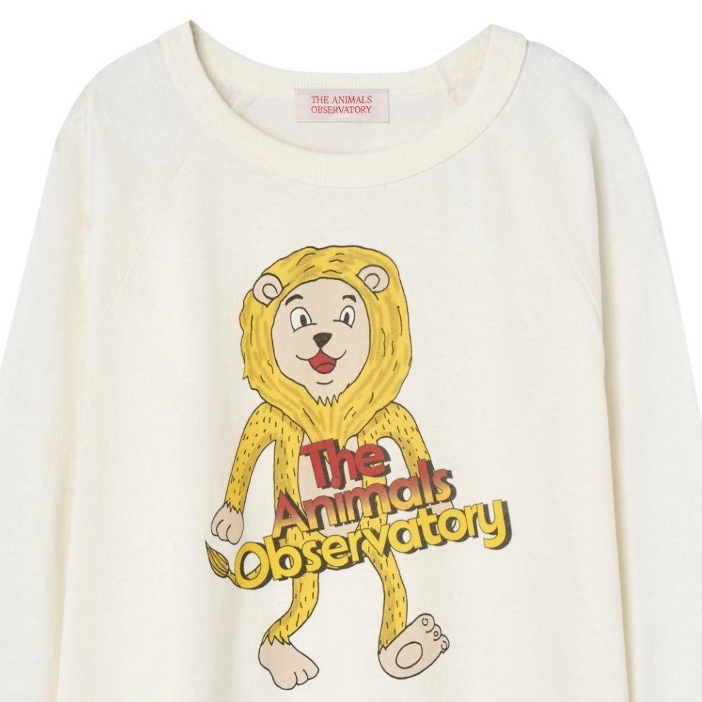 【新品】The Animals Observatory 3y Raw White Leo Sweatshirt | The Animals Observatory