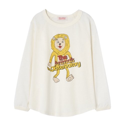 <img class='new_mark_img1' src='https://img.shop-pro.jp/img/new/icons7.gif' style='border:none;display:inline;margin:0px;padding:0px;width:auto;' />The Animals ObservatoryANTEATER KID LONG SLEEVE T-SHIRT - White