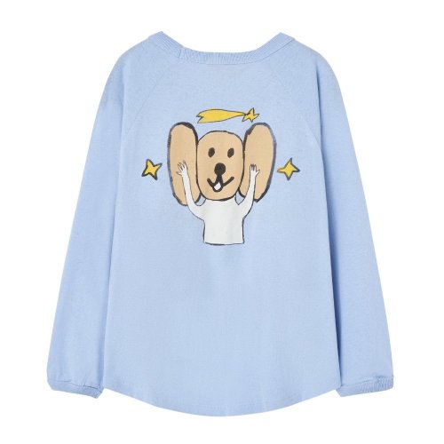 <img class='new_mark_img1' src='https://img.shop-pro.jp/img/new/icons7.gif' style='border:none;display:inline;margin:0px;padding:0px;width:auto;' />The Animals ObservatoryANTEATER KID LONG SLEEVE T-SHIRT - Soft Blue