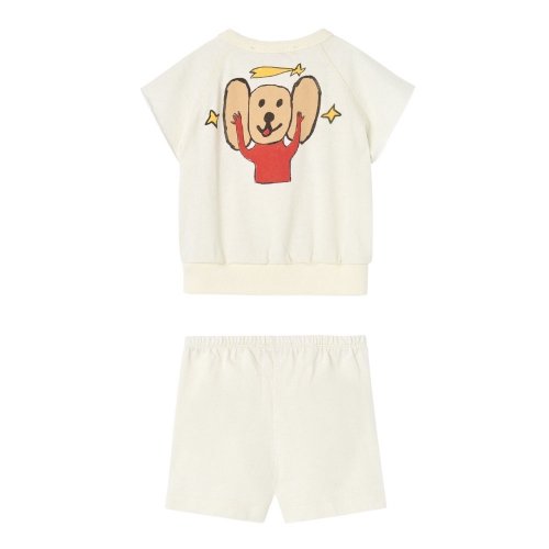 <img class='new_mark_img1' src='https://img.shop-pro.jp/img/new/icons7.gif' style='border:none;display:inline;margin:0px;padding:0px;width:auto;' />The Animals ObservatorySET SQUAB BABY SET - White Logo