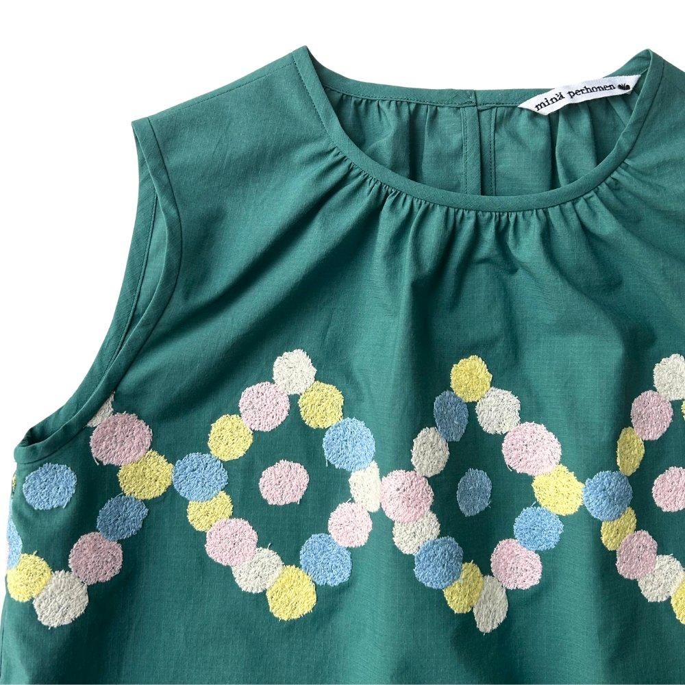 mina perhonen（ミナ ペルホネン）／lueur tops - green - 世界