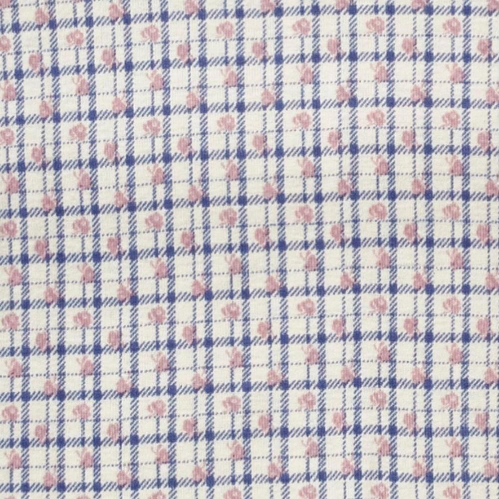 Soor Ploom（ソーアプルーム）／POUF TEE - CHECKER ROSE PRINT