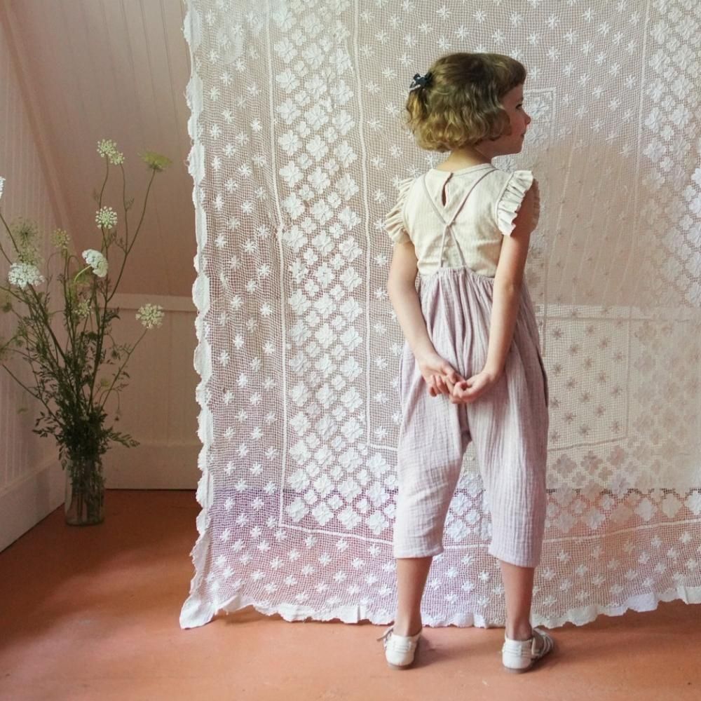 Soor Ploom（ソーアプルーム）／FRILL TEE - DOVE POINTELLE