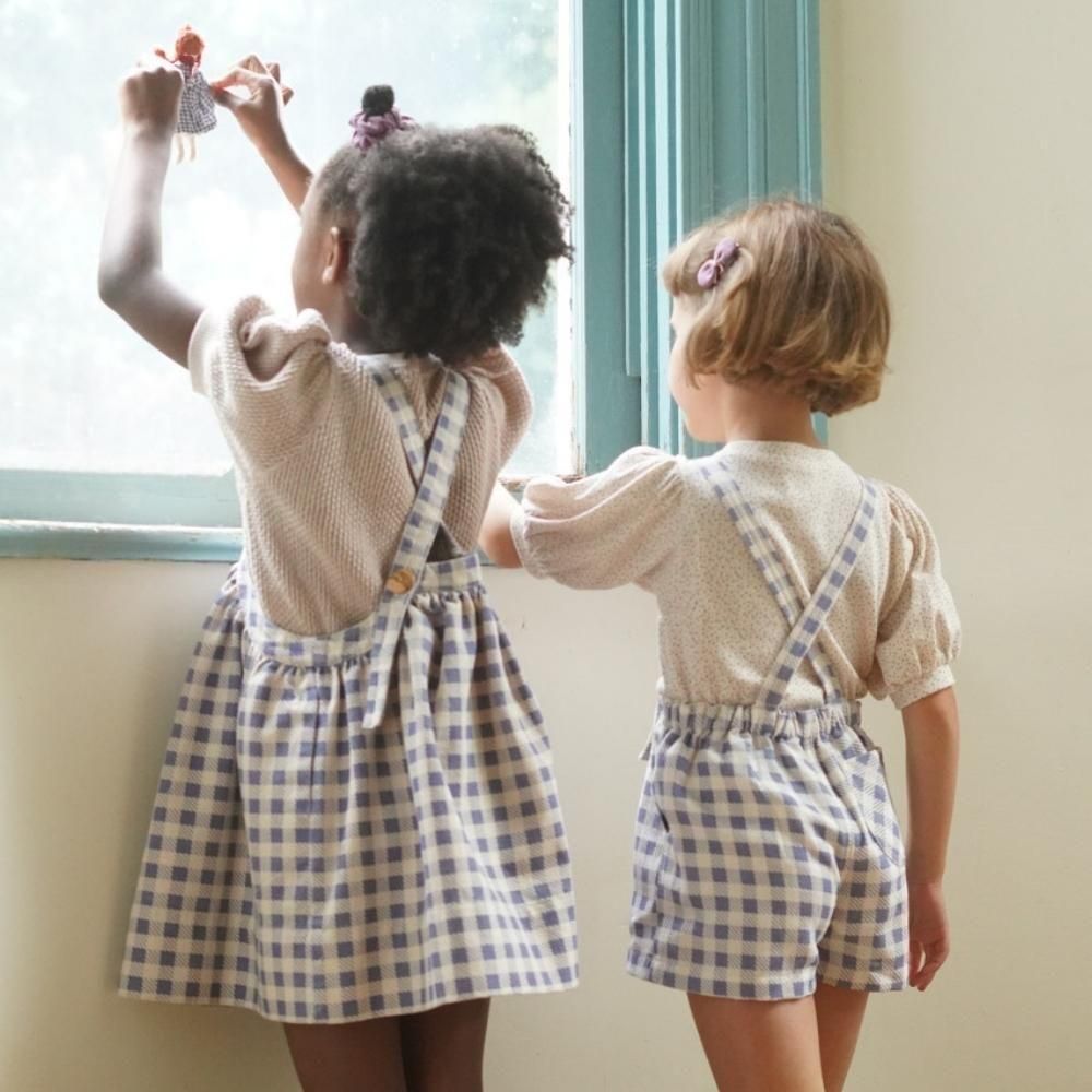 Soor Ploom（ソーアプルーム）／ELOISE PINAFORE - GINGHAM PRINT
