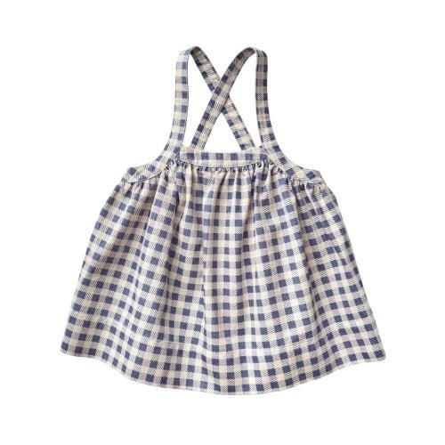 <img class='new_mark_img1' src='https://img.shop-pro.jp/img/new/icons47.gif' style='border:none;display:inline;margin:0px;padding:0px;width:auto;' />Soor Ploomʥץ롼ˡELOISE PINAFORE - GINGHAM PRINT, BLUEBERRY