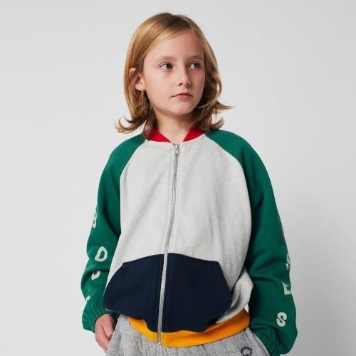 <img class='new_mark_img1' src='https://img.shop-pro.jp/img/new/icons7.gif' style='border:none;display:inline;margin:0px;padding:0px;width:auto;' />BOBO CHOSESʥܥܡ硼ˡBobo Choses color block zipped sweatshirt