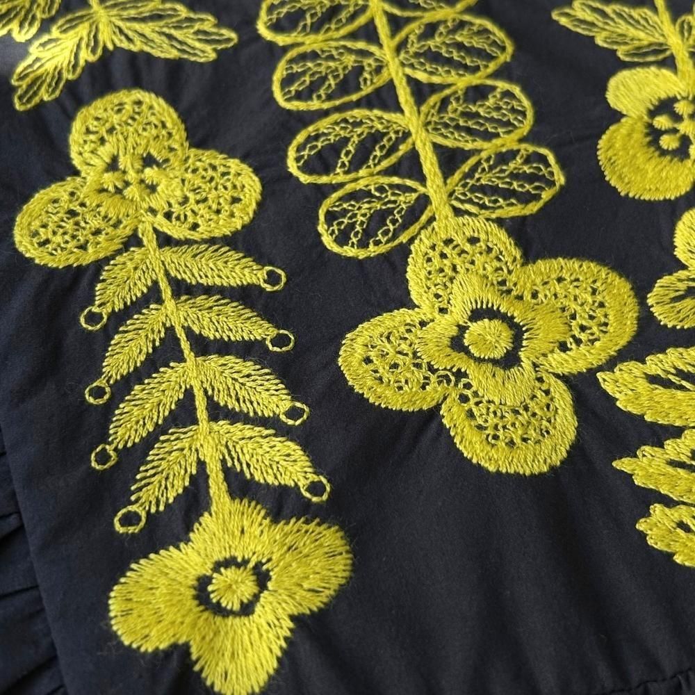 mina perhonen（ミナ ペルホネン）／swing garden dress - navy