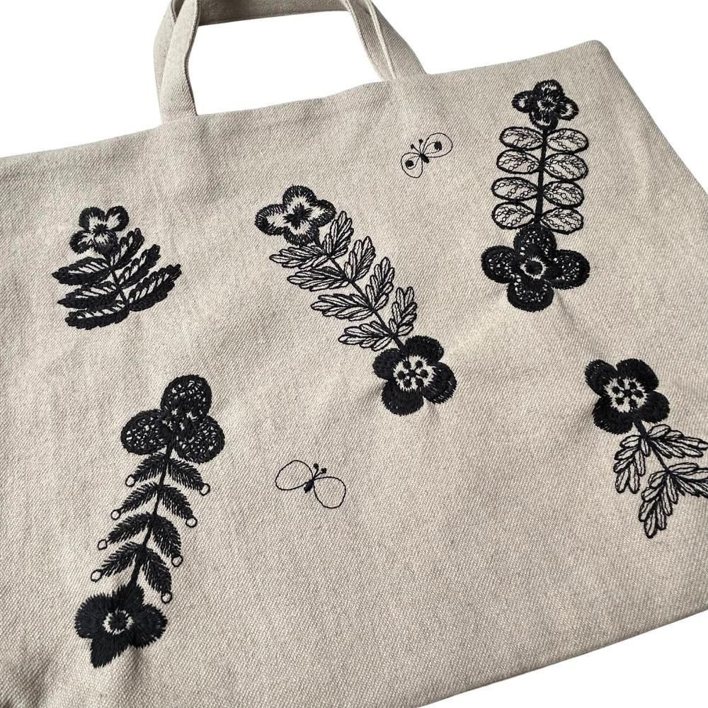 【swingラスト】ミナペルホネン　2wayスクエアトートバック swing garden” toast bag | mina perhonen