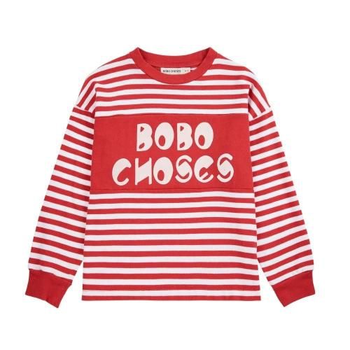 <img class='new_mark_img1' src='https://img.shop-pro.jp/img/new/icons7.gif' style='border:none;display:inline;margin:0px;padding:0px;width:auto;' />BOBO CHOSESʥܥܡ硼ˡBobo Choses stripes T-shirt